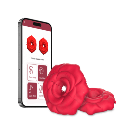 MizzZee Rose 9 Vibrations Nipple Clamps with Chain Necklace - Lurevibe