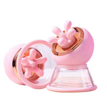 First Kiss 2 in 1 Kneading Nipple Clamps Breast Massager - Lurevibe