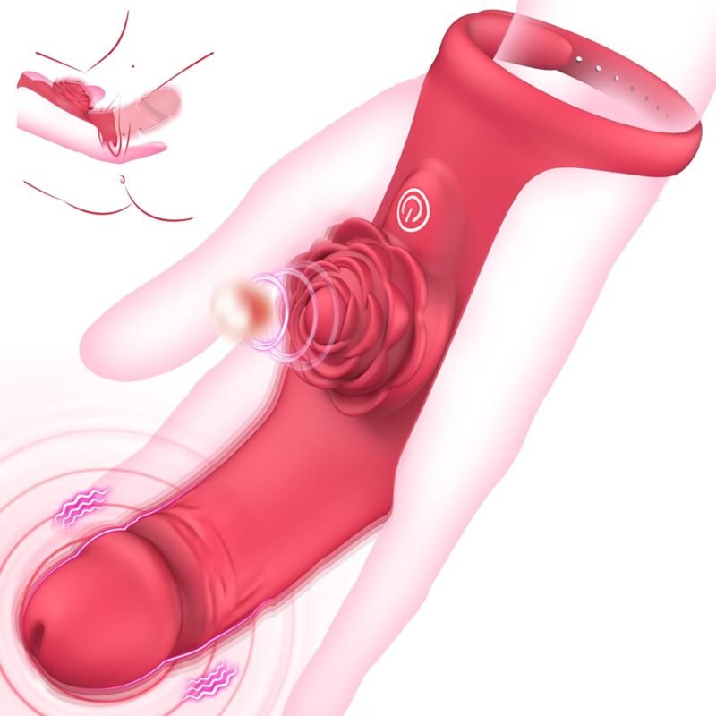 [Valentine's Special] 6.27% Off - Rose Finger Vibrator & Butterfly Wearable Vibrator - Lurevibe